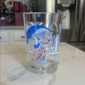Vintage Walt Disney World Remember The Magic 25th Anniversary Glass